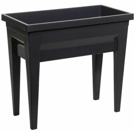 Espacio de Huerto Sin Invernadero Vegetal L x An x Al 76 x 38,5 x 68 cm Gris Antracita - Eda