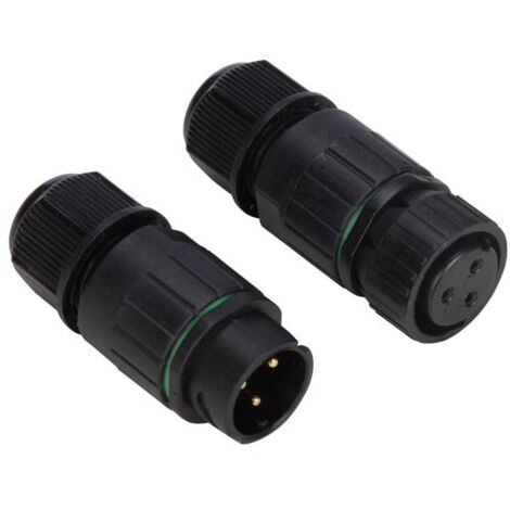 Velleman CUI03 Juego de Conectores de 3 Polos Ip67-13A