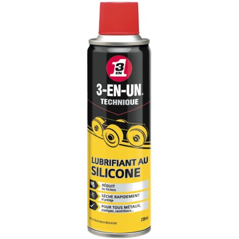 Spray lubricante de silicona 3-en-1 250ml