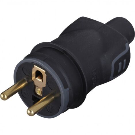 Enchufe eléctrico macho 2 polos + tierra, 16 A, LEGRAND Legrand (1/2)