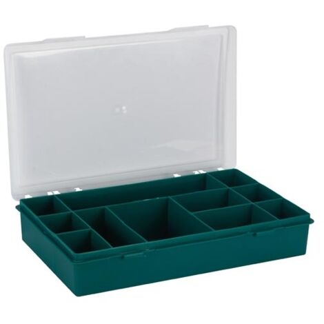 Tayg 061103 pieza pequeña y caja de herramientas Plástico Verde, Transparente (1/7)