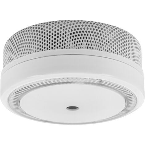 Detector de humo NF, autonomía y garantía de 10 años, evacuación