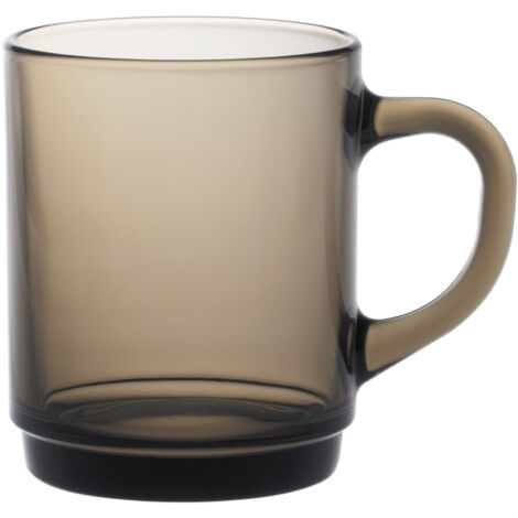 Vaso Duralex VERSAILLES SEPIA con asa 260 ml marrón - juego de 6
