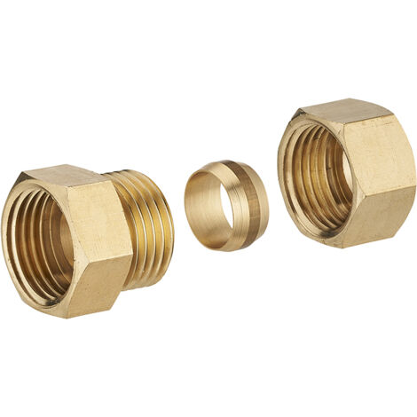 Racor bicono (a Roscar) para Tubo de Cobre Ø14 - Hembra 3/4 NOYON & THIEBAULT