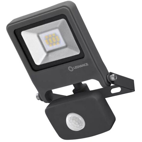 PROYECTOR LED EXTERIOR 10W NEUTRA GRIS LEDVANCE FLOOD SENSOR
