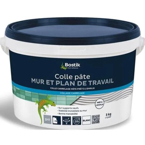 Adhesivo para paredes y encimeras: pasta de 3 kg