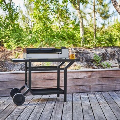 carro para plancha negra - TRAN - forge adour -