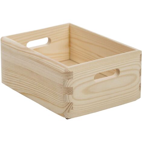 Caja de madera sin tapa 20x15x09