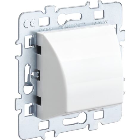Mecanismo Casual Salida de Cable Tapa Blanca Soporte de Metal (1/4)