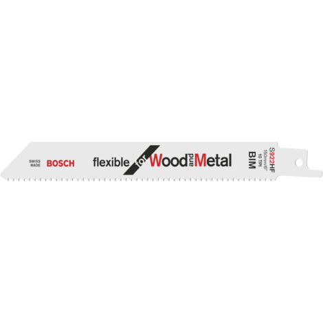 S 922 Hf: Flexible Wood&Metal: 2Uds - Bosch