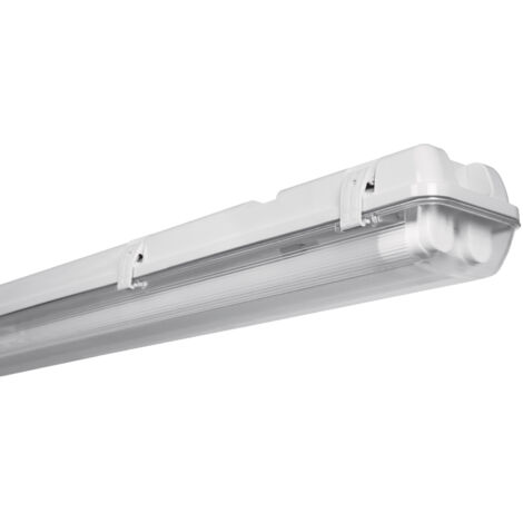 Regleta de 60cm 2x8W 1400lm Frío LED Impermeable (1/5)
