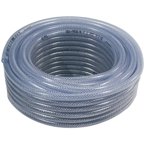 Tubo reforzado de PVC para autocaravana, caravana Color - Transparente, Long. - 25m