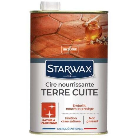 STARWAX 1 l cera nutritiva patinada tomette estilo antiguo Starwax