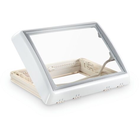 Claraboya de palanca Midi Heki Style DOMETIC Color del marco - Blanco, Espesor mínimo del techo (mm) - 25, Ventilación permanente (cm²) - 0
