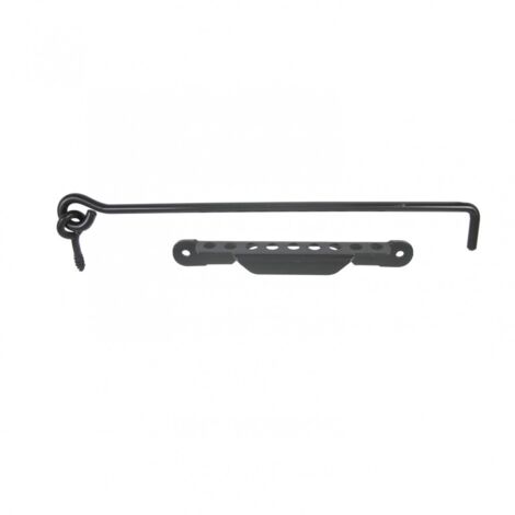 Gancho y rejilla de acero prepintado, Al.25 x L.300 x P.20 mm AFBAT