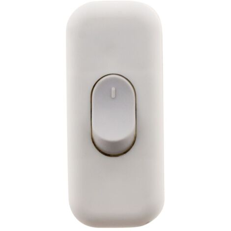 Interruptor de paso unipolar 2A blanco - Zenitech