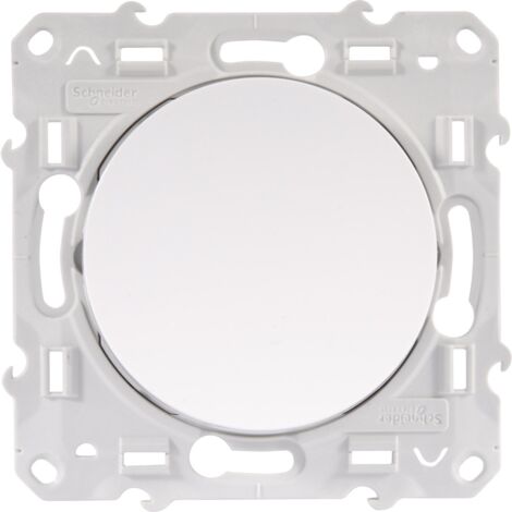 Interruptor de cruce con luz blanca de 10 A con tornillo, LED naranja, 1,5 m, local o señal Odace