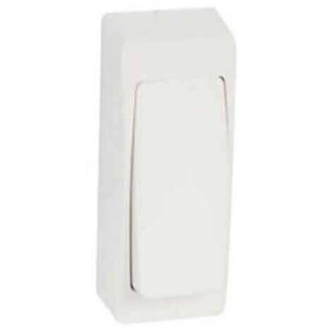 Interruptor conmutador estrecho monoblock 32x75mm Legrand Oteo 086084