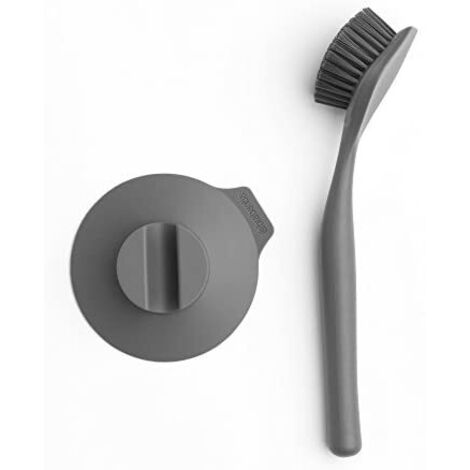 Cepillo para lavar platos gris oscuro - junto al fregadero - Brabantia (1/4)