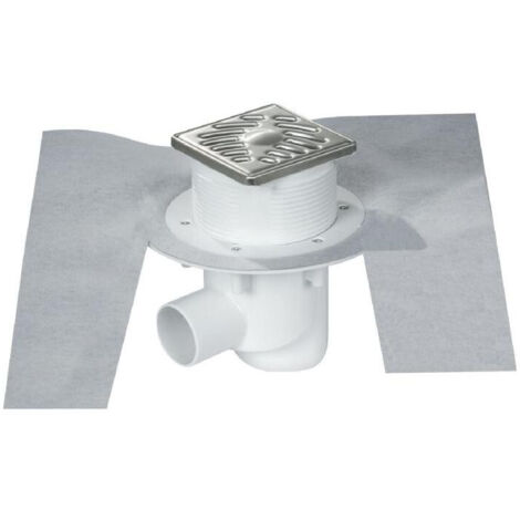 Nicoll - Sifón Docia Sicax para ducha alicatada 100x100mm horizontal