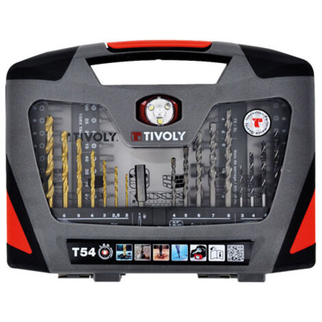 Juego de brocas Tivoly 54 piezas