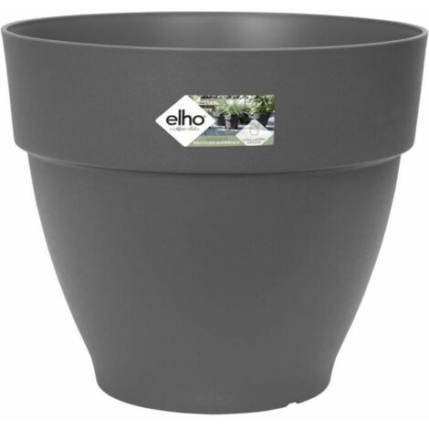 ELHO VIBIA CAMPANA ROUND 40 - MACETERO - ANTRACITA - EXTERIOR - 40 XH 33,4 CM 733439042500