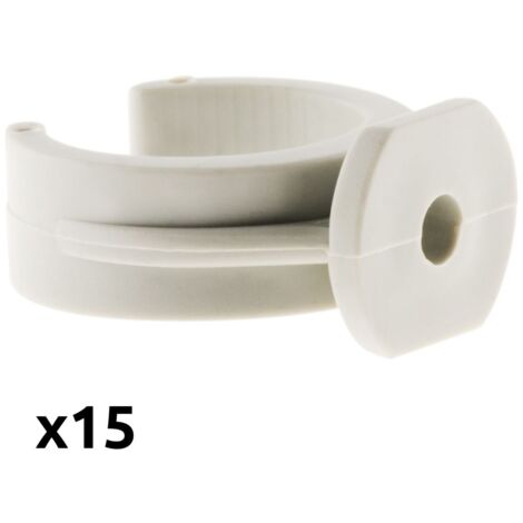 15 abrazaderas Ø25mm sin tacos - Zenitech