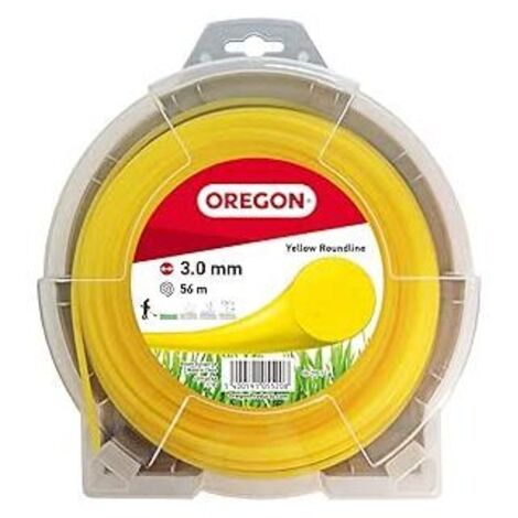 Hilo para desbrozadora Redondo Nylon Amarillo ø 3.0mm/56m Oregon 69-370-Y