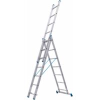 Escalera Aluminio Tubesca Starline Extensible y Tijera 3x9 peldaños