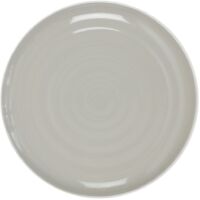 Assiette Plate 26.5 Cm Grise - Bicolore - Home Deco Factory - Cmp