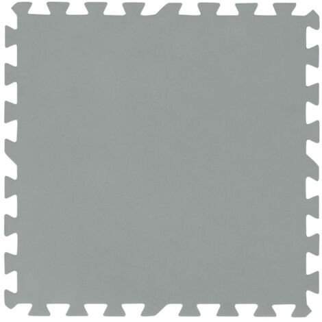 Grau-Bodenmatte für Pool, 9 Stück, 50 x 50 cm, 2,25 m² bedeckte Fläche