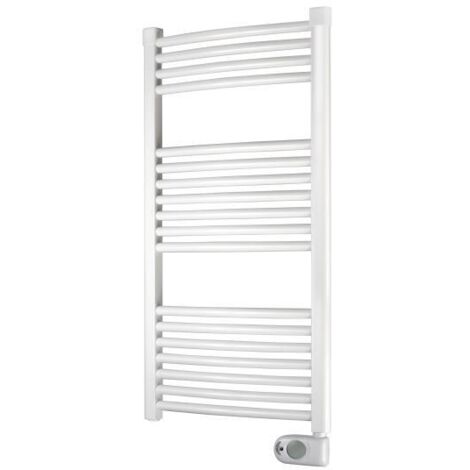 Radiateur Sèche-serviettes-450 W-fluide Caloporteur-programmateur 7 J - Fil Pilote - Blanc - Ducasa (1/5)