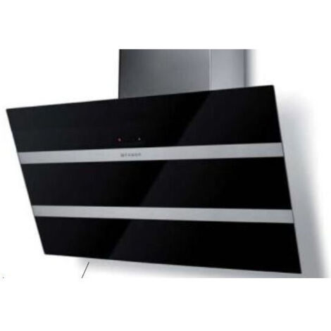 730 M3-cdes Sens.-ecl. Led-l 80 Cm-steel Max 800-inclinée-inox Et Verre Noir - Faber (1/2)