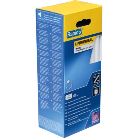Weiße Kleber - 190 mm x 48 Sticks (ca. 880 g) - Dose