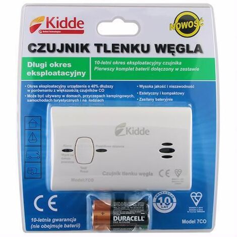 7co-k798 Kohlenmonoxidmelder, 1 Jahr Kidde