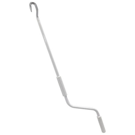 Kurbel micel zeitgenössisch weiß 120 cm Stahl (1/3)