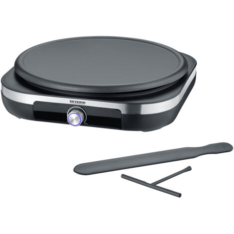 Severin CM2199 Crêpière Schwarz 38 cm Antihaft