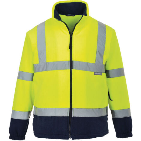 Polaire Hivis Bicolore Farbe: Gelb/Navy Größe XXXL - Portwest