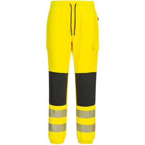 Jogging Hochsichtbarkeit Pw3 Flexi - S - Gelb/Schwarz - Portwest