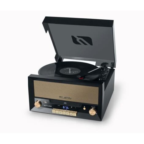 Plattenspieler vinyl/cd/usb stereo 3 geschwindigkeiten 33/45/78rpm - Muse - mt110b