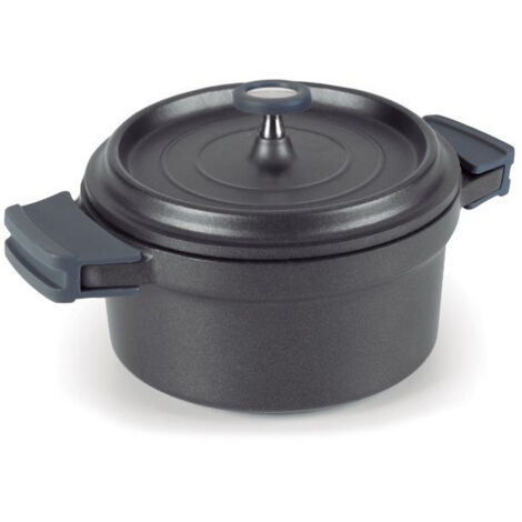 Runde Bräter 28 cm Schwarz - Gusseisen - Lacor (1/2)