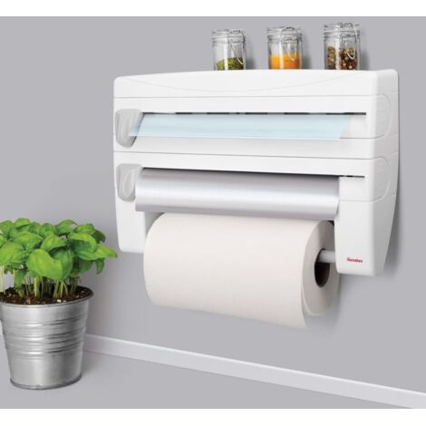 Film-, papier- und aluminiumhandtuchspender - Metaltex - 254410