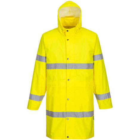 Regenmantel Hivis 100cm Farbe: Gelb Größe XXL - Portwest