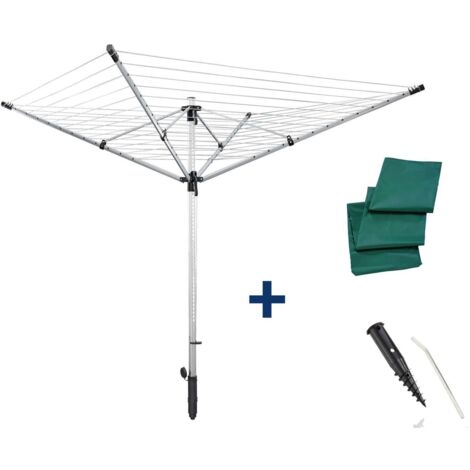 Linolift 600 Quickstart Séchoir Parapluie Rétractable - Leifheit (1/5)