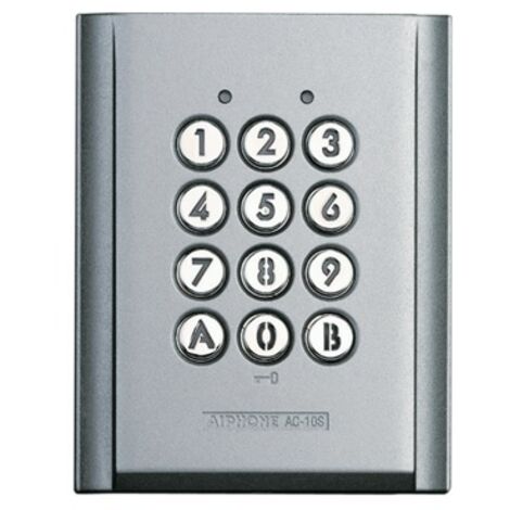 Eingelassene Metalltastatur, Hintergrundbeleuchtung, 100 Codes & 2 Relais