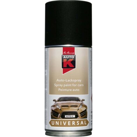 Auto-K Lackspray universal schwarz matt 150 ml Autolack Spraylack Sprühlack