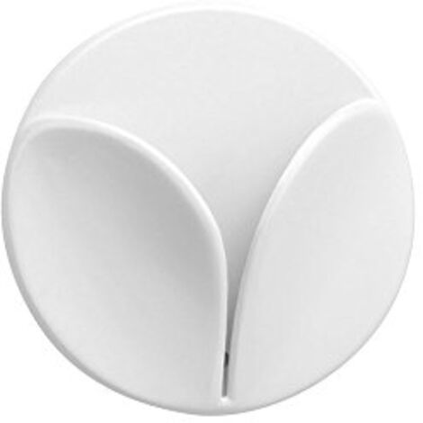 Weiße Küche einfache selbstklebende Kleiderbügel (Blister 2 Stk.) Inofix EDM 66591