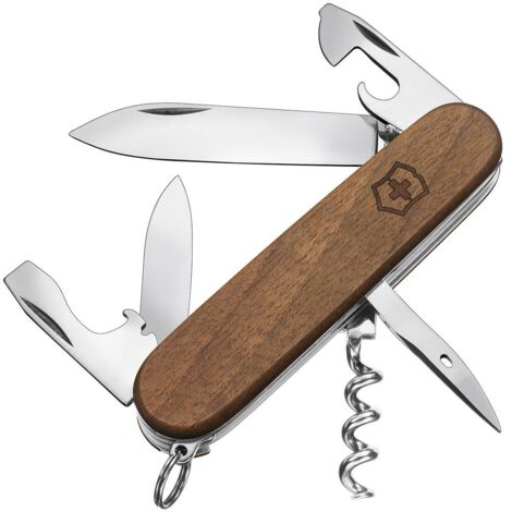 Schweizer Messer 10 Funktionen Spartan Holz Nussbaum - Victorinox (1/2)