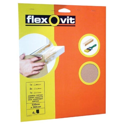 Schleifpapier passend auf Karte X4 von Flexovit - Flexovit