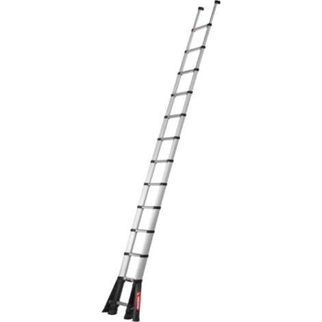 Teleskopleiter Prime 4,10 m mit Stabilisatoren (1/3)